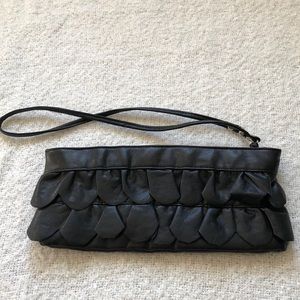 Black clutch or shoulder bag